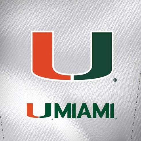 University of Miami White Jersey Amazon Echo Skin