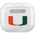 University of Miami White Jersey Apple AirPods (3rd Gen 2021) Skin
