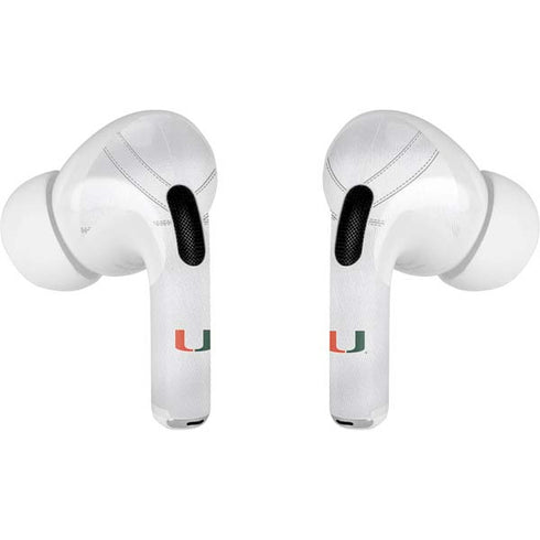 University of Miami White Jersey Apple AirPods Pro Skin