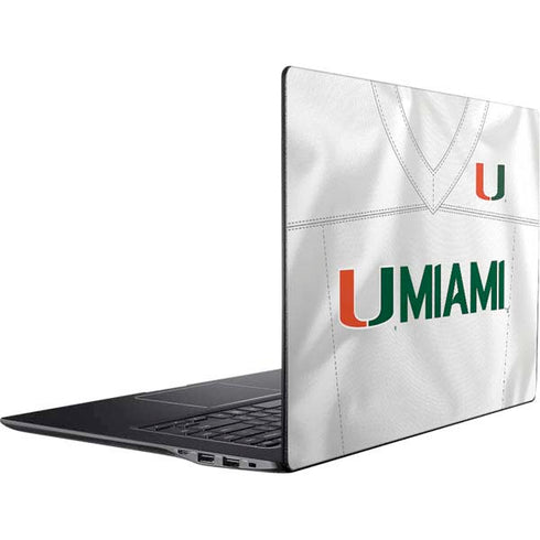 University of Miami White Jersey Ativ Book 9 (15.6in 2014) Skin