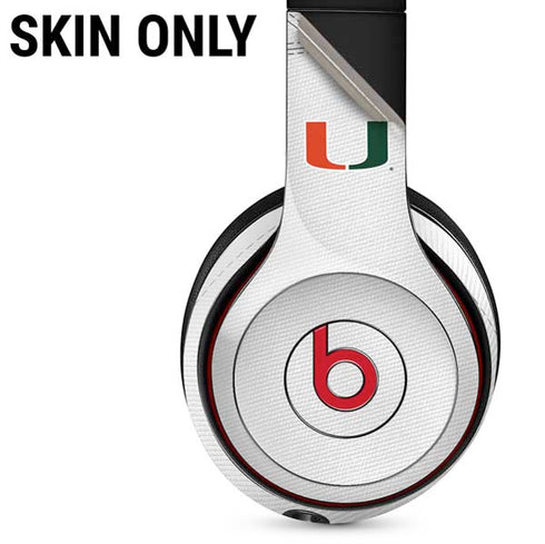 University of Miami White Jersey Beats Solo 3 Wireless Skin