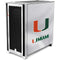 University of Miami White Jersey Corsair 4000D Tempered Glass Mid-Tower ATX Case Skin