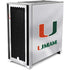 University of Miami White Jersey Corsair 4000D Tempered Glass Mid-Tower ATX Case Skin