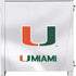 University of Miami White Jersey Corsair 4000D Tempered Glass Mid-Tower ATX Case Skin