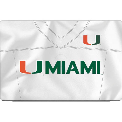 University of Miami White Jersey Dell Vostro Skin