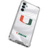 University of Miami White Jersey Gabb Phone 4 Clear Case