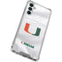 University of Miami White Jersey Galaxy A15 5G Clear Case