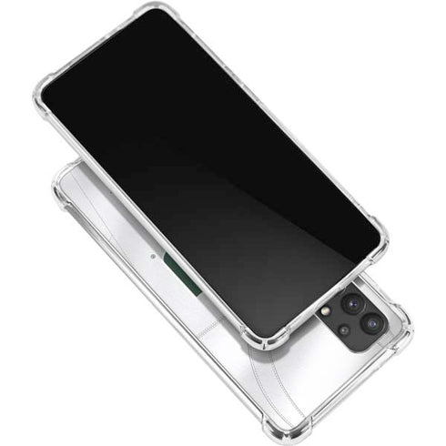 University of Miami White Jersey Galaxy A32 5G Clear Case