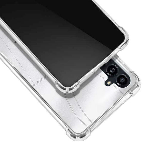 University of Miami White Jersey Galaxy A54 5G Clear Case