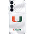 University of Miami White Jersey Galaxy A55 5G Skin