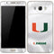 University of Miami White Jersey Galaxy J7 Skin