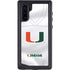 University of Miami White Jersey Galaxy Cases