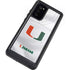 University of Miami White Jersey Galaxy Note20 5G Waterproof Case