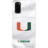 University of Miami White Jersey Galaxy S20 Lite Case