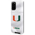 University of Miami White Jersey Galaxy S20 Plus Pro Case