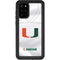 University of Miami White Jersey Galaxy S20 Plus Waterproof Case