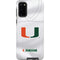 University of Miami White Jersey Galaxy S20 Pro Case