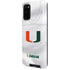University of Miami White Jersey Galaxy S20 Pro Case