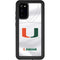 University of Miami White Jersey Galaxy S20 Waterproof Case