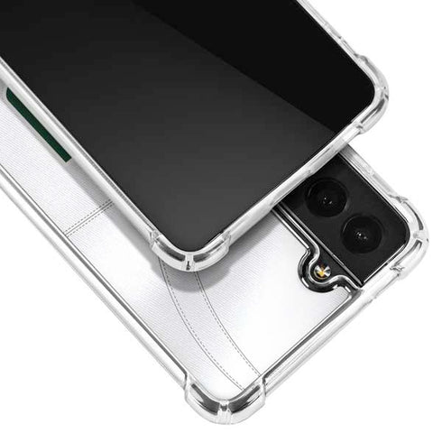 University of Miami White Jersey Galaxy S21 5G Clear Case