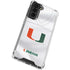 University of Miami White Jersey Galaxy S21 FE Clear Case