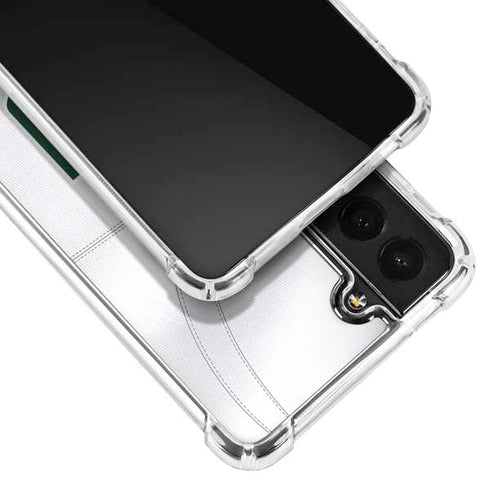 University of Miami White Jersey Galaxy S21 FE Clear Case