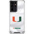 University of Miami White Jersey Galaxy S21 Ultra 5G Clear Case