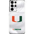 University of Miami White Jersey Galaxy S21 Ultra 5G Skin