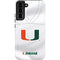 University of Miami White Jersey Galaxy S22 Plus Pro Case