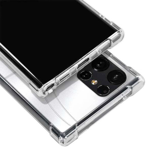 University of Miami White Jersey Galaxy S22 Ultra Clear Case