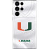University of Miami White Jersey Galaxy S22 Ultra Skin