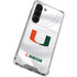 University of Miami White Jersey Galaxy S23 Clear Case