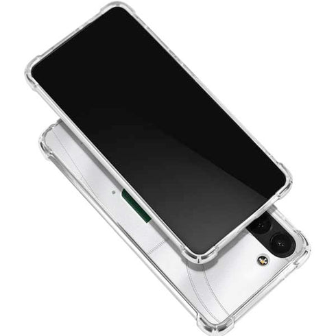 University of Miami White Jersey Galaxy S23 FE Clear Case