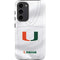 University of Miami White Jersey Galaxy S23 Plus Pro Case