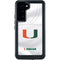 University of Miami White Jersey Galaxy S23 Plus Waterproof Case