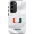 University of Miami White Jersey Galaxy S23 Pro Case