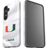 University of Miami White Jersey Galaxy S25 Impact Case