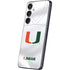 University of Miami White Jersey Galaxy S25 Skin