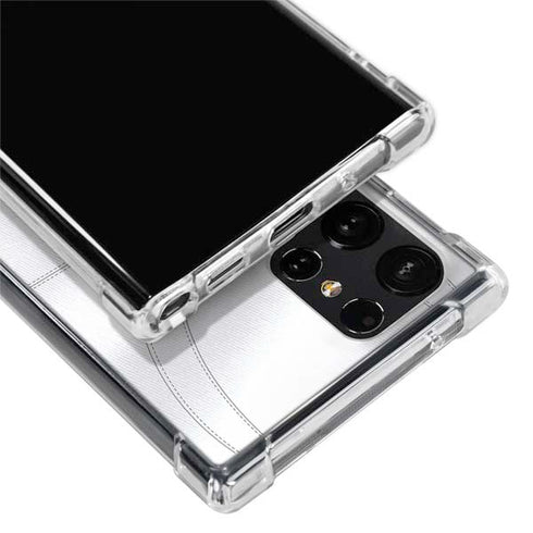 University of Miami White Jersey Galaxy S24 Ultra Clear Case
