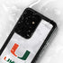 University of Miami White Jersey Galaxy S24 Ultra Waterproof Case