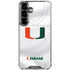 University of Miami White Jersey Galaxy S26 Clear Case