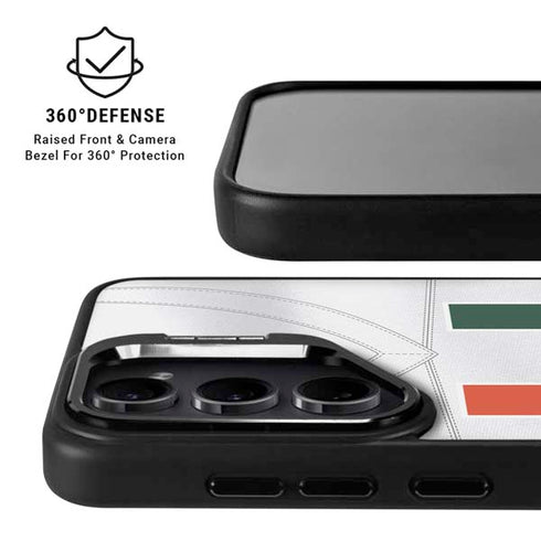 University of Miami White Jersey Galaxy S26 Kickstand Case