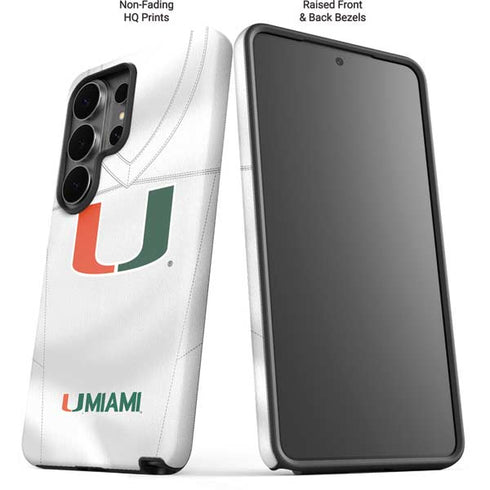 University of Miami White Jersey Galaxy S26 Ultra Impact Case