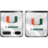 University of Miami White Jersey Galaxy Z Flip Skin
