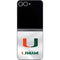 University of Miami White Jersey Galaxy Z Flip6 Skin