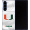 University of Miami White Jersey Galaxy Z Fold6 Skin