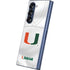 University of Miami White Jersey Galaxy Z Fold6 Skin