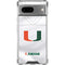 University of Miami White Jersey Google Pixel 8 Clear Case