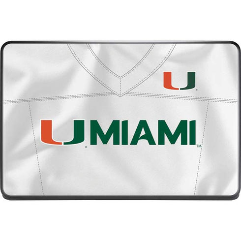 University of Miami White Jersey Google Pixelbook Go Skin