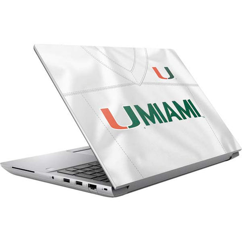 University of Miami White Jersey HP ZBook Fury 16 G10 Skin